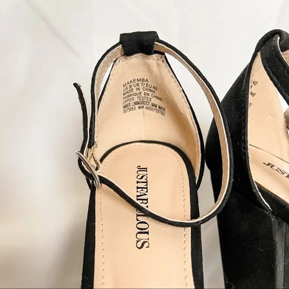 JustFab - Black Heels - Size 9 **Never Worn** - Picture 7 of 7